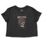 Denver Cropped Tee in Black - front view