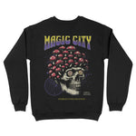 Miami Mushroom Skull Crewneck Black back