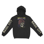 Miami Hoodie in Black - front-sleeves view