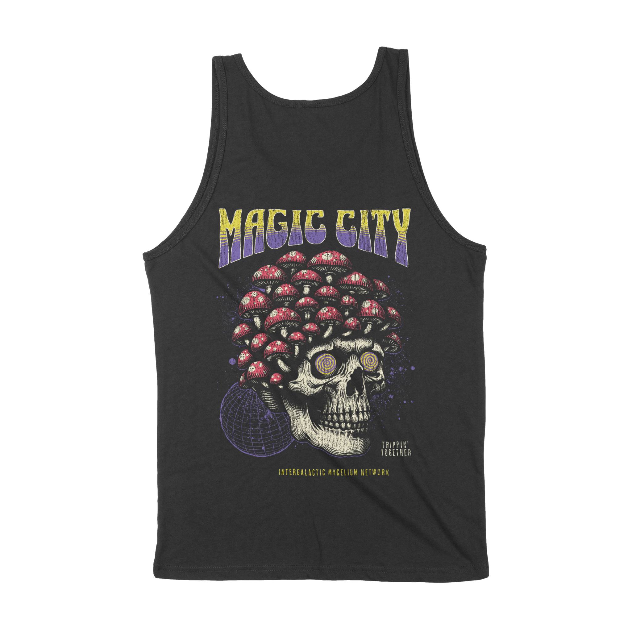 Miami Tank Top in Black - back view
