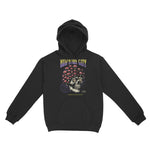 New York Hoodie in Black - front view