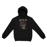 New York Mushroom Skull Hoodie Black front