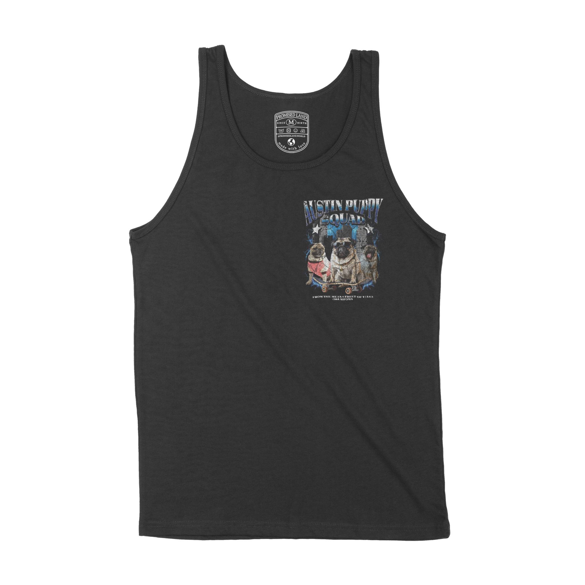 Austin Tank Top in Black - front view
