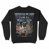Denver Puppy Patrol Crewneck Black back | color-black|sleeve-none