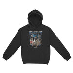 Denver Hoodie in Black - front view