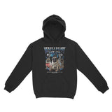 Denver Hoodie in Black - front view