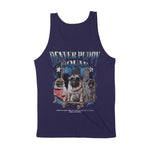 Denver Puppy Patrol Tank Top Navy back | color-navy|sleeve-none