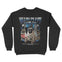 Miami Crewneck in Black - back view