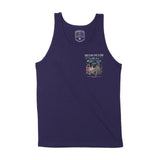 Miami Puppy Patrol Tank Top Navy back | color-navy|sleeve-none