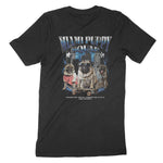 Miami T-Shirt in Black - back view