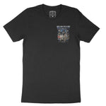 Miami Puppy Patrol 3 T-Shirt in Black - front view