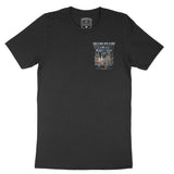 Miami Puppy Patrol 3 T-Shirt in Black - front view