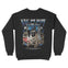 New York Crewneck in Black - back view