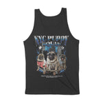 New York Tank Top in Black - back view