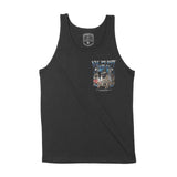 New York Tank Top in Black - front view