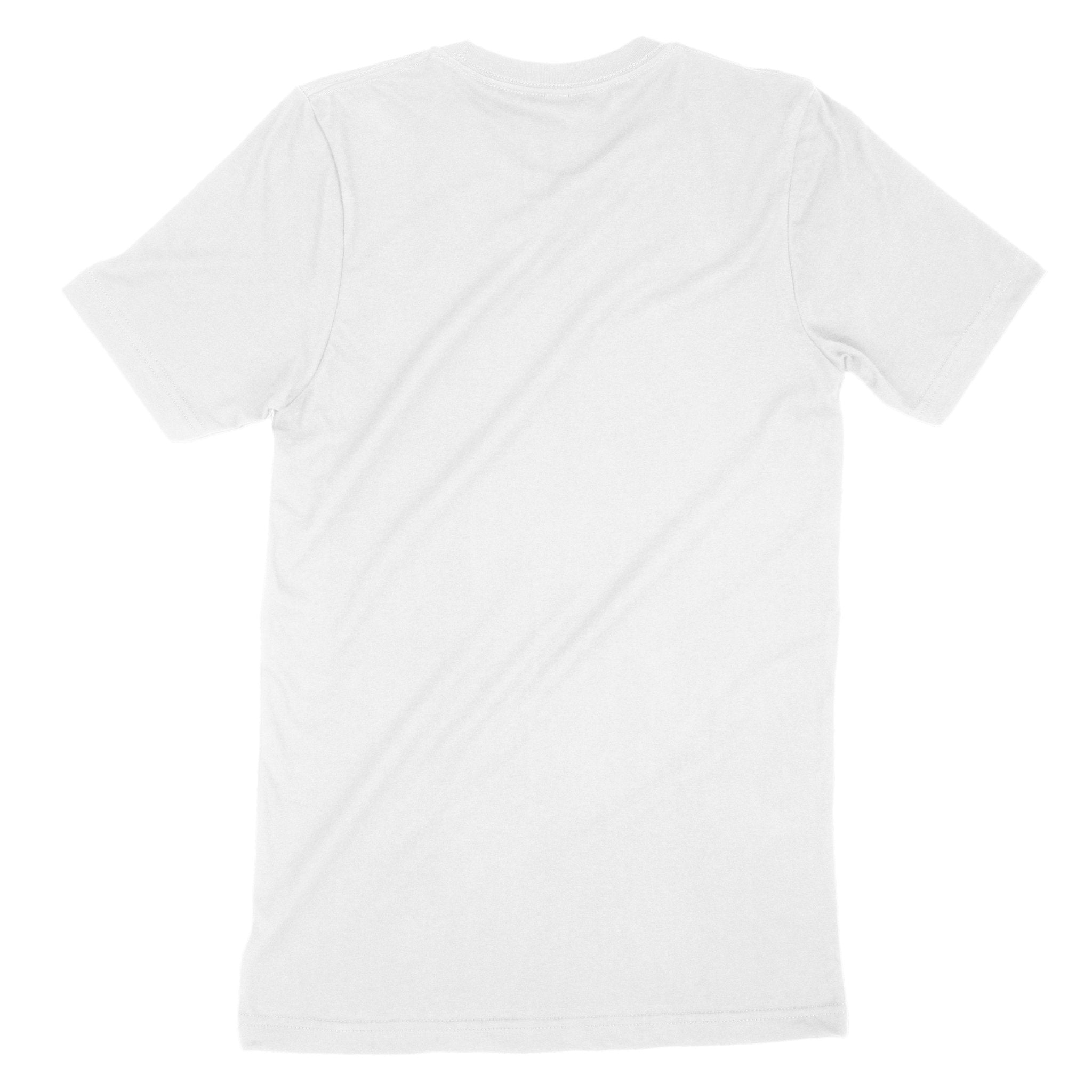 Austin Psychedelic T-Shirt in White - back view
