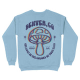 Denver Psychedelic Crewneck Light Blue back