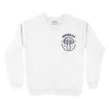 Denver Crewneck in White - front view