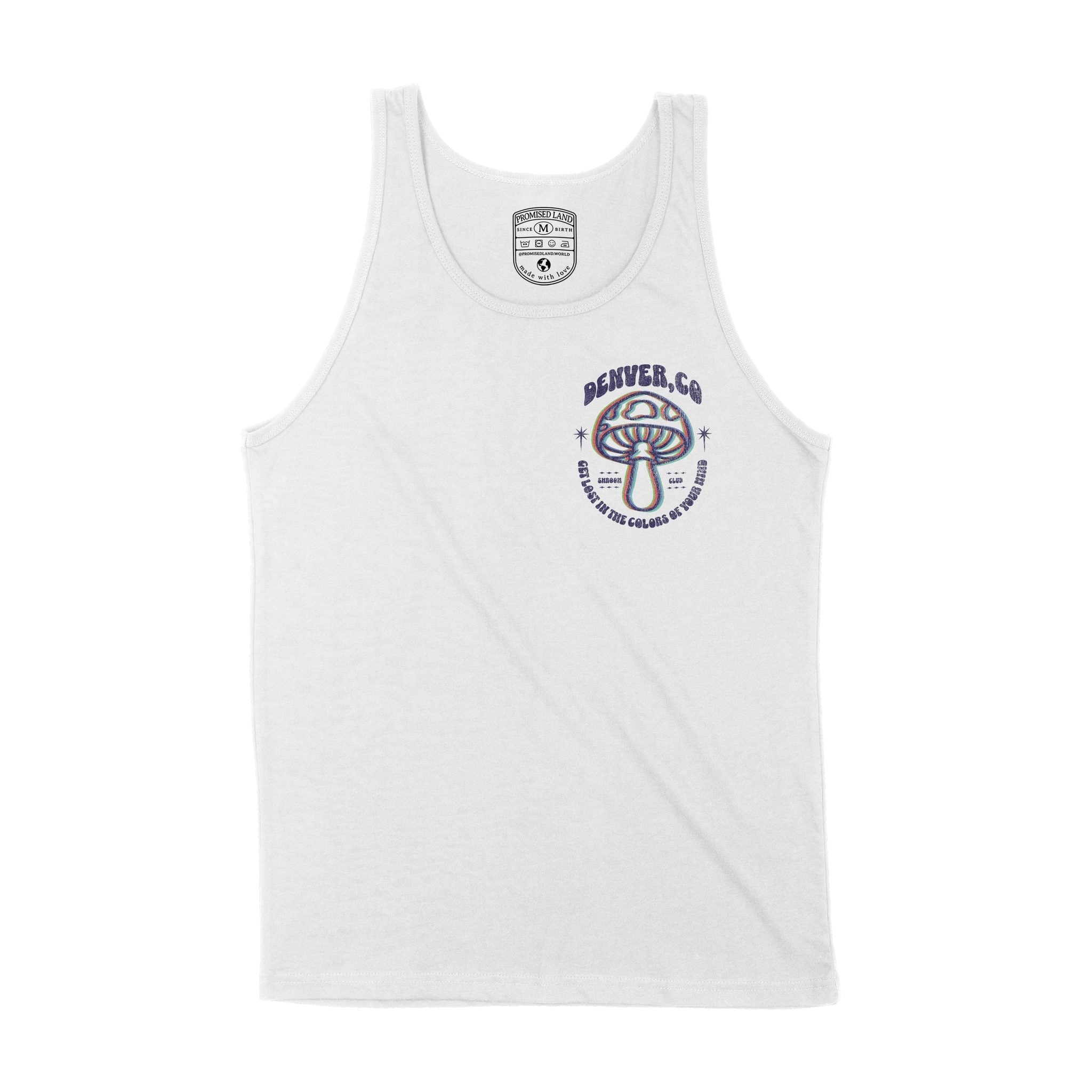 Denver Psychedelic Tank Top White front