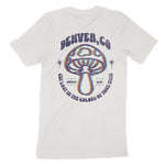 Denver Psychedelic T-Shirt Vintage White back