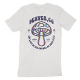 Denver Psychedelic T-Shirt Vintage White back