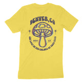Denver Psychedelic T-Shirt Yellow back