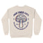 New York Crewneck in Natural - back view