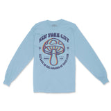 New York Longsleeve in Light Blue - front view