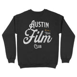 Austin Crewneck in Black - back view