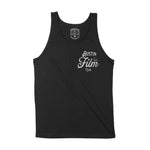 Austin Film Club Tank Top Black front