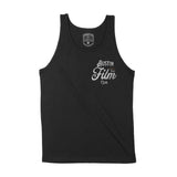 Austin Film Club Tank Top Black front