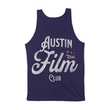 Austin Film Club Tank Top Navy back