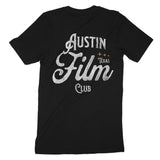 Austin Film Club T-Shirt Vintage Black back