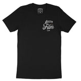 Austin Film Club T-Shirt Vintage Black front