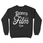 Denver Crewneck in Black - back view