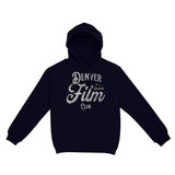 Denver Film Club Hoodie Navy front