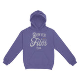 Denver Film Club Hoodie Violet front