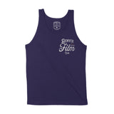 Denver Film Club Tank Top Navy front