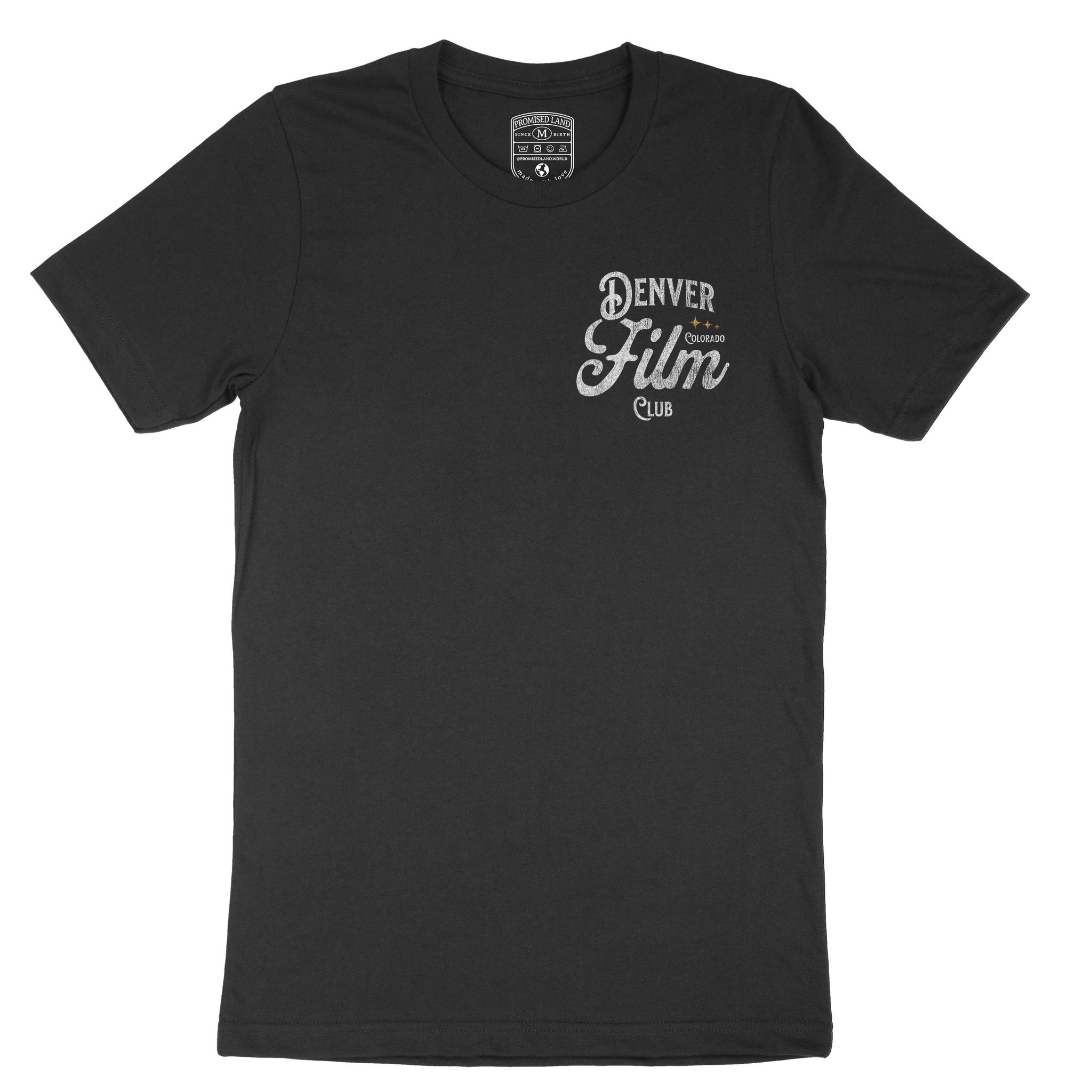 Denver Film Club T-Shirt Black front