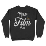 Miami Crewneck in Black - back view
