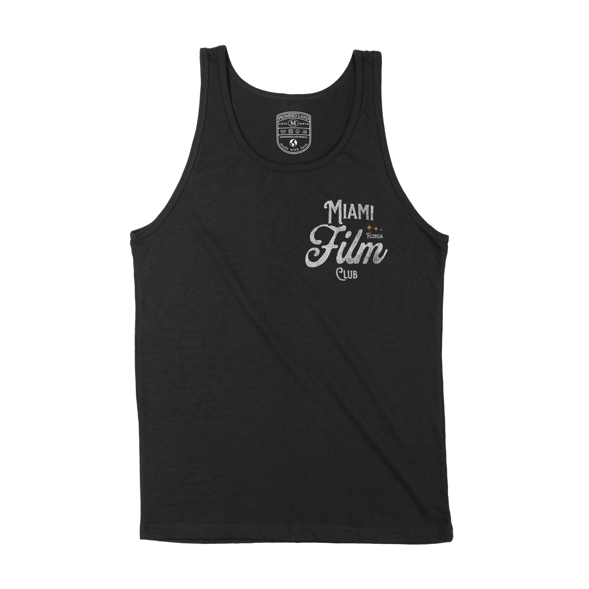 Miami Film Club Tank Top Black front