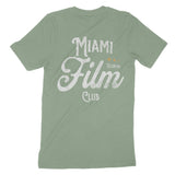 Miami Film Club T-Shirt Sage back