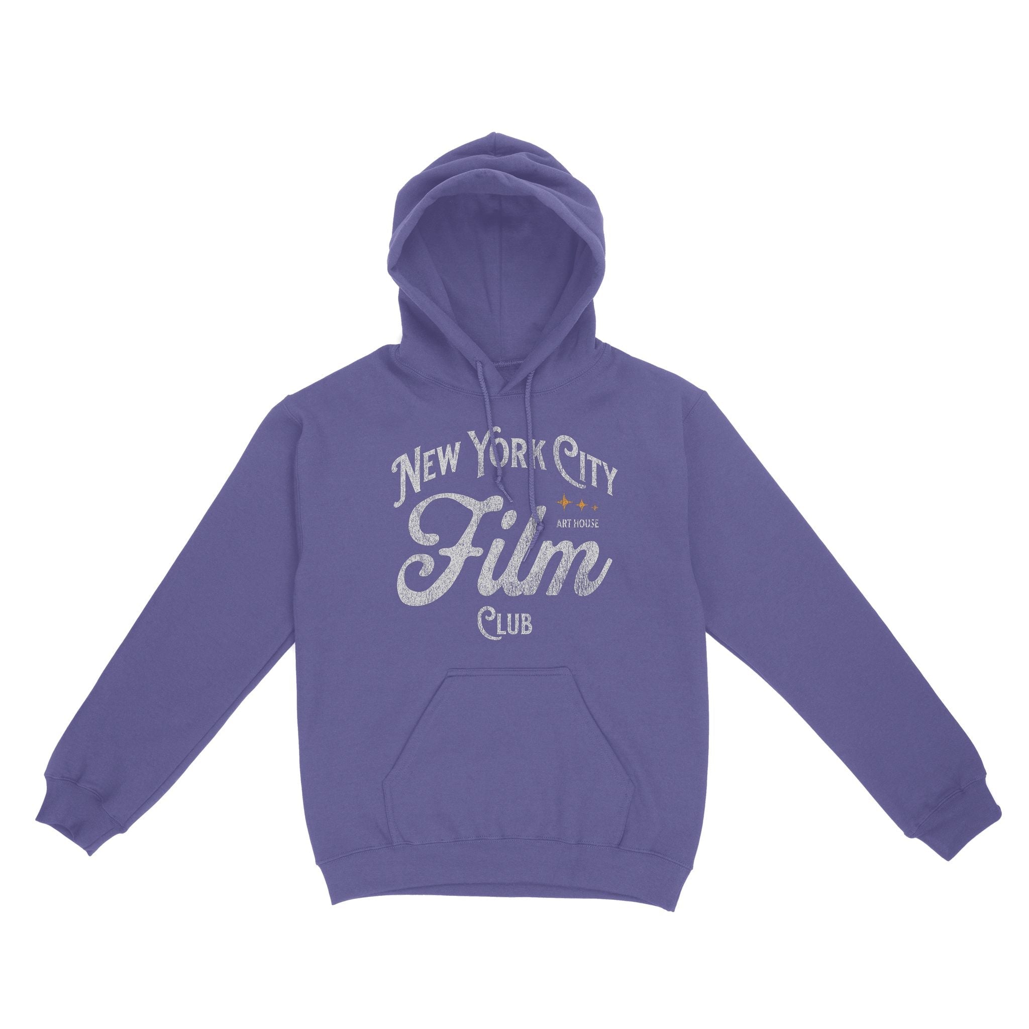 New York Film Club Hoodie Violet front