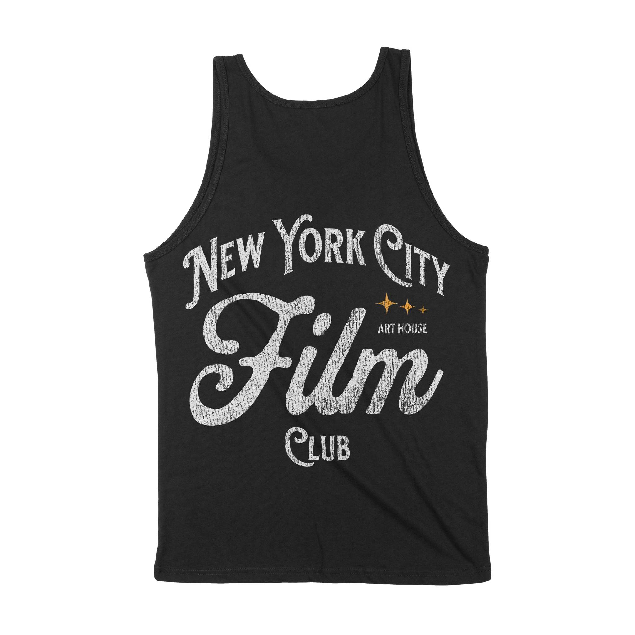 New York Film Club Tank Top Black back