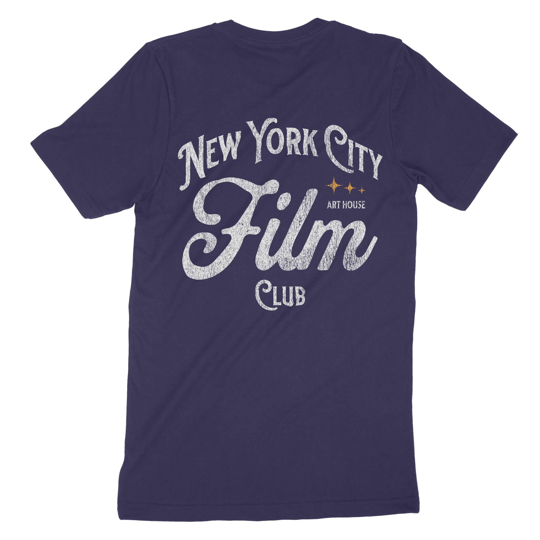 New York Film Club T-Shirt Navy back