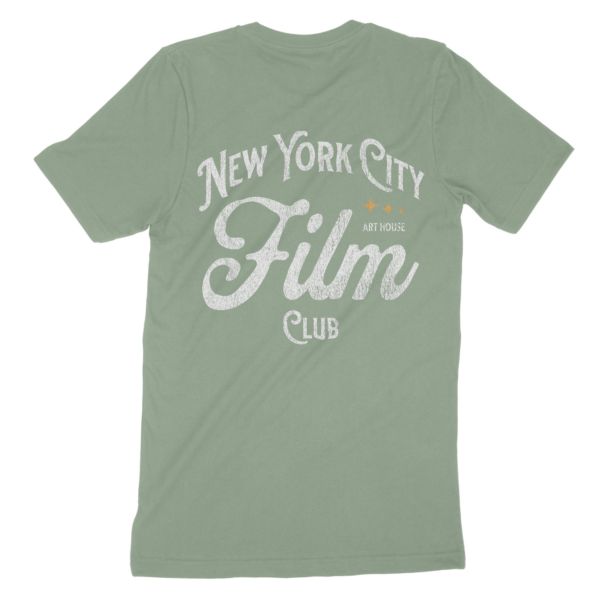 New York Film Club T-Shirt Sage back