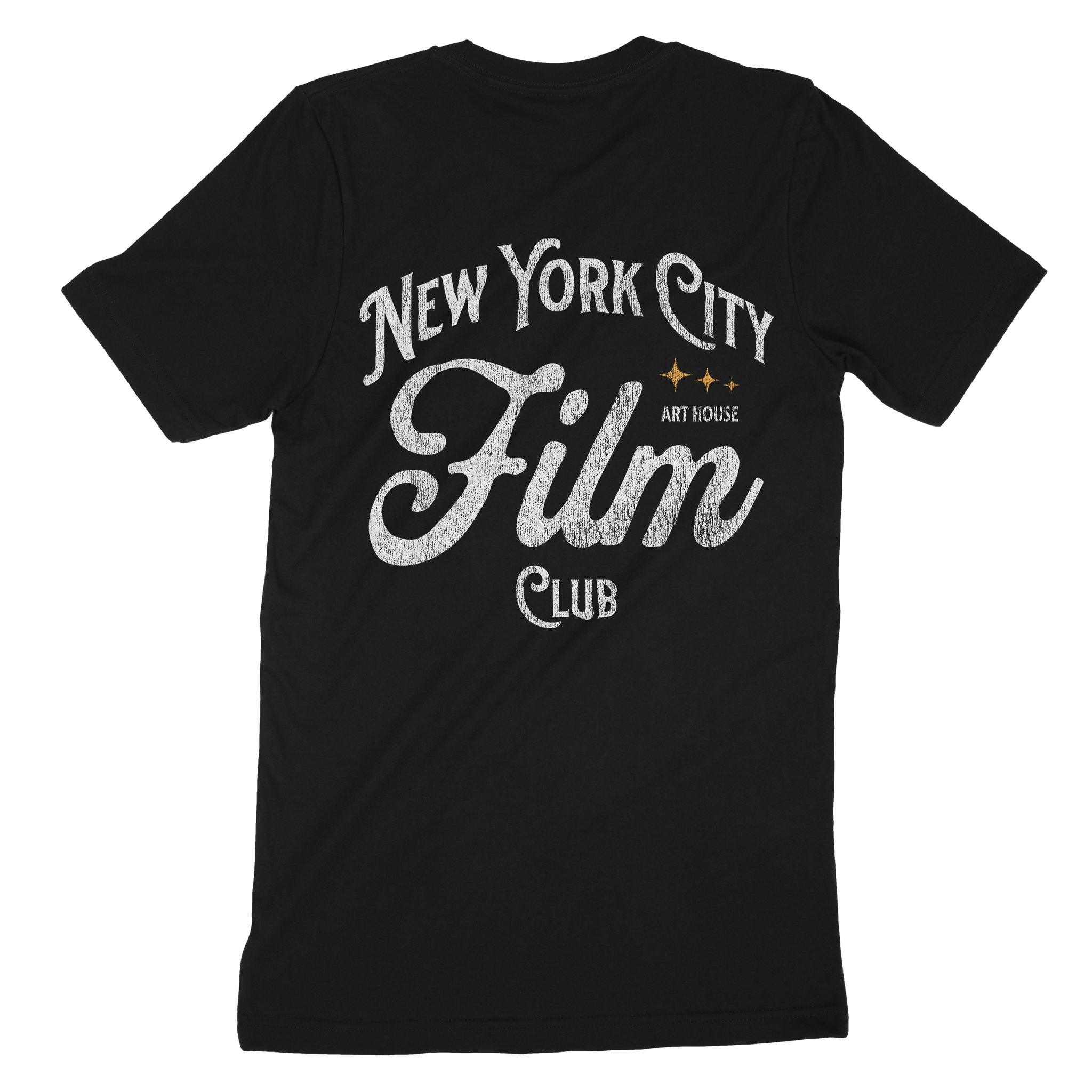 New York Film Club T-Shirt Vintage Black back