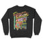 Denver Crewneck in Black - back view