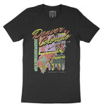 Denver Retro Skater T-Shirt Black front