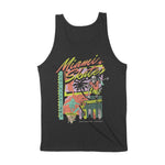 Miami Tank Top in Black - back view